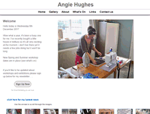 Tablet Screenshot of angiehughes.com